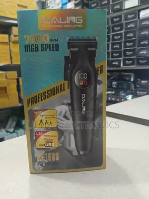የፀጉር ማሽን Daling Dl-1963 Professional Hair Clipper.Features a 7000 RPM