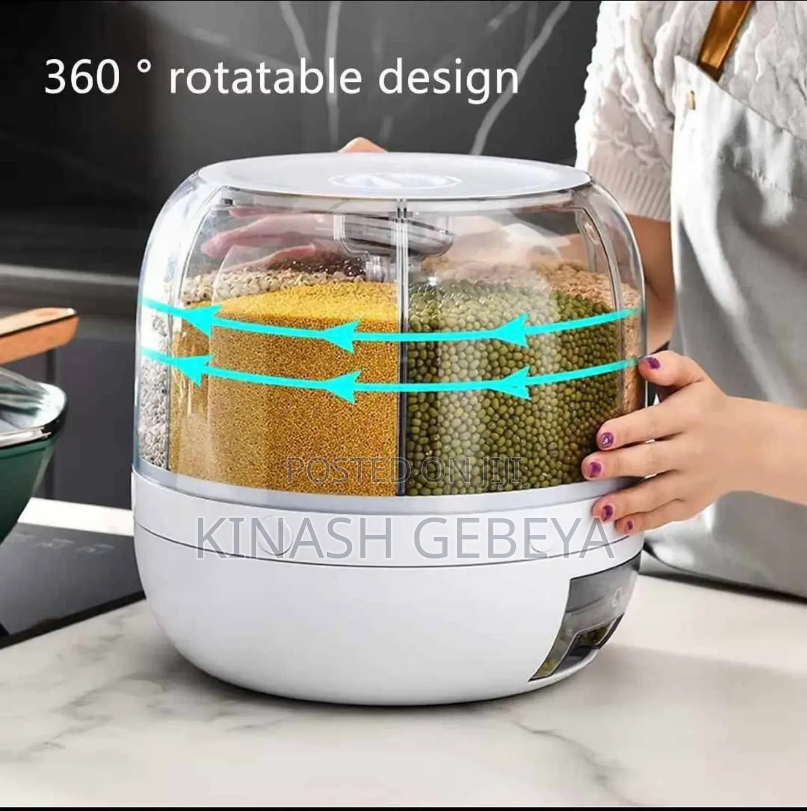 360° Rotating High Quality Grain Dispenser(10kg Capacity)