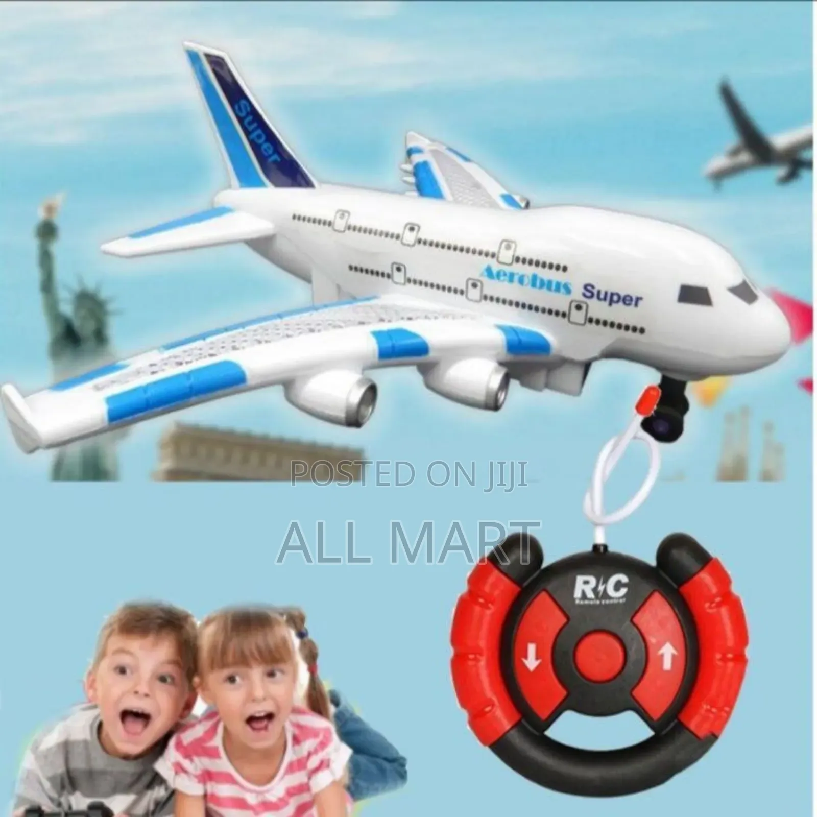 Bany Kids Remote Control Rc Aeroplane Toy
