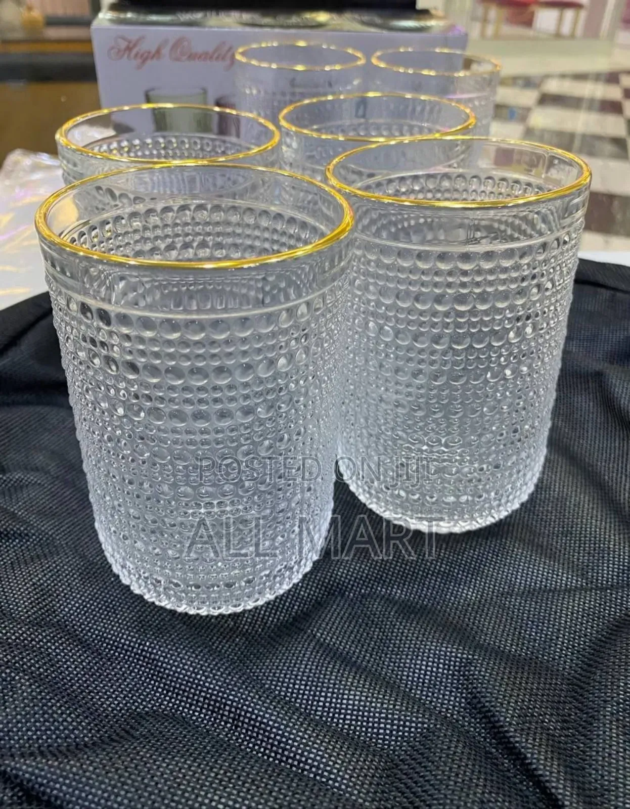 Fancy Water And Juice Glass Cup