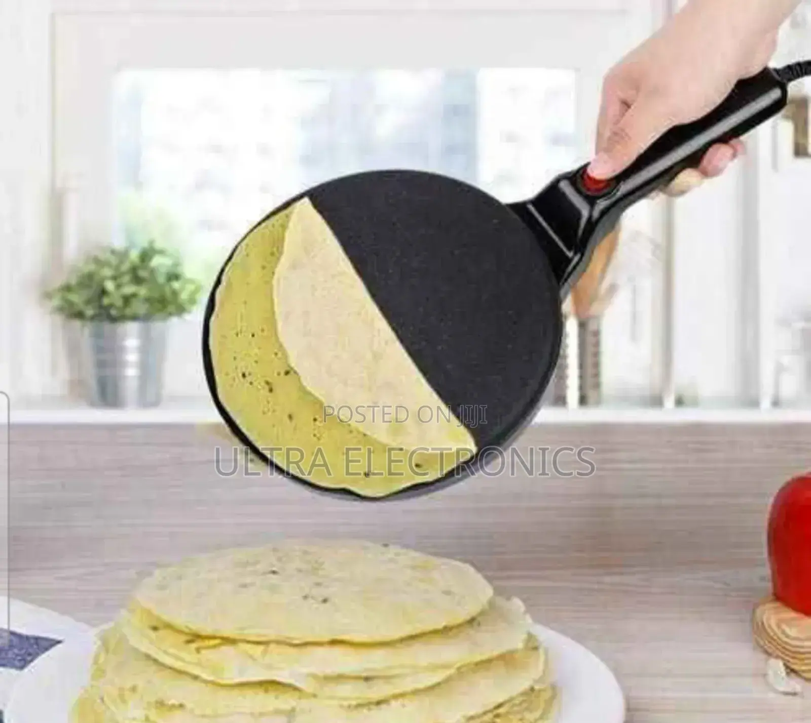 Non Stick Crepe Maker የቂጣ መጋገሪያ ለአሳንቡሳ፣ ለፖን ኬክ፣ ለፈጢራ ፣ለጨጨብሳ እና ለሻዋርማ