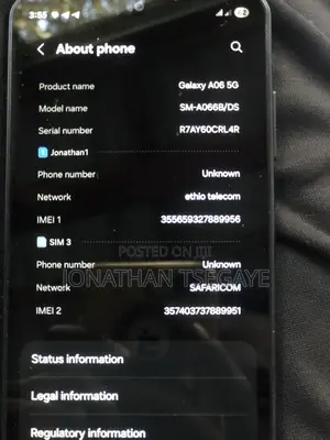 New Samsung Galaxy A06 128 GB Blue