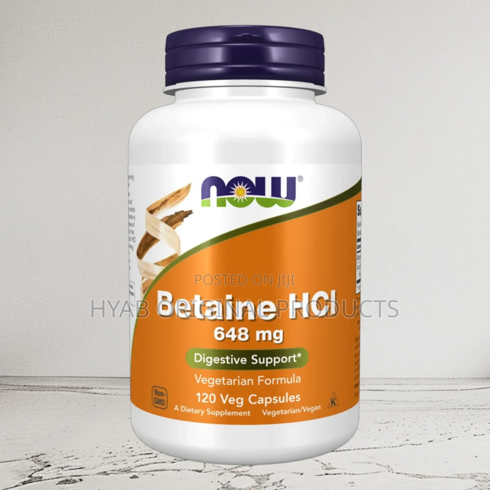Betaine Hcl 648 Mg Veg Capsules