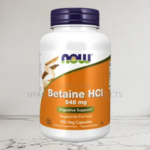 Betaine Hcl 648 Mg Veg Capsules