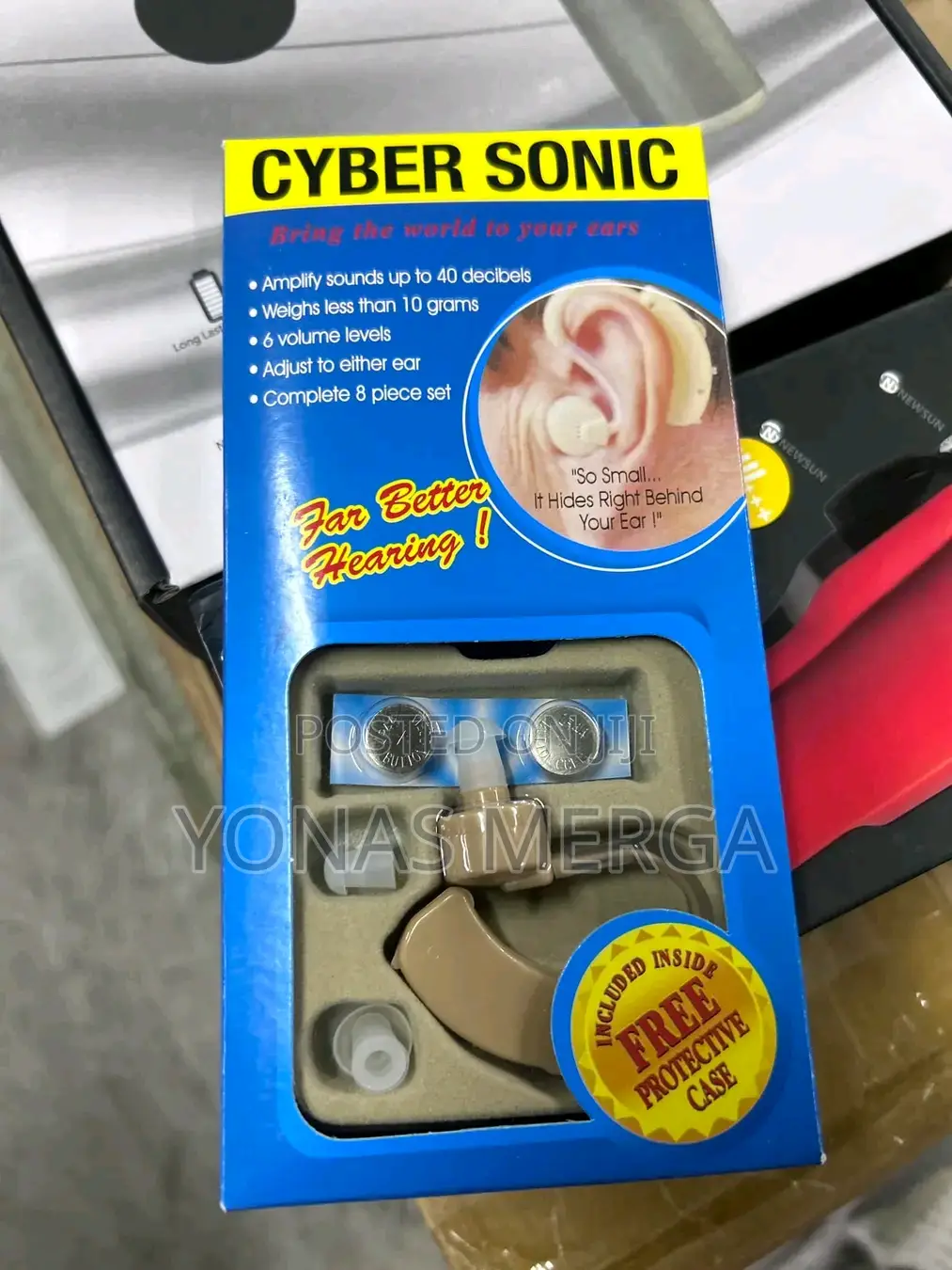 የጆሮ ማዳመጫ(Hearing) Easy Volume Control, Comfortable Fit With Dry Kit
