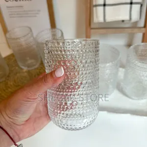 Fancy Looking Water and Juice Glass Cup በጣም ወፍራም