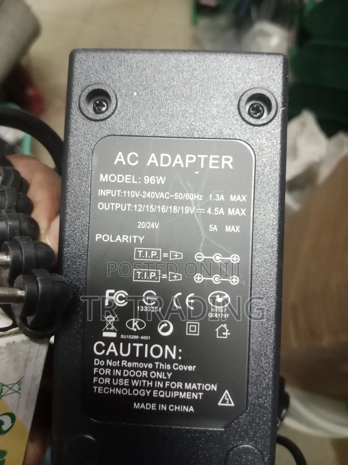 Laptop Charger 12 Volt-19 Volt
