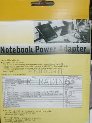 Laptop Charger 12 Volt-19 Volt