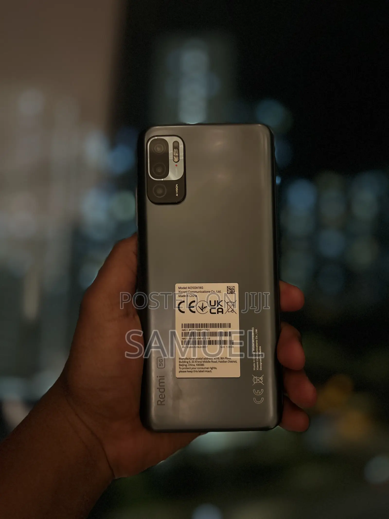 New Xiaomi Redmi Note 10 5G 128 GB Black