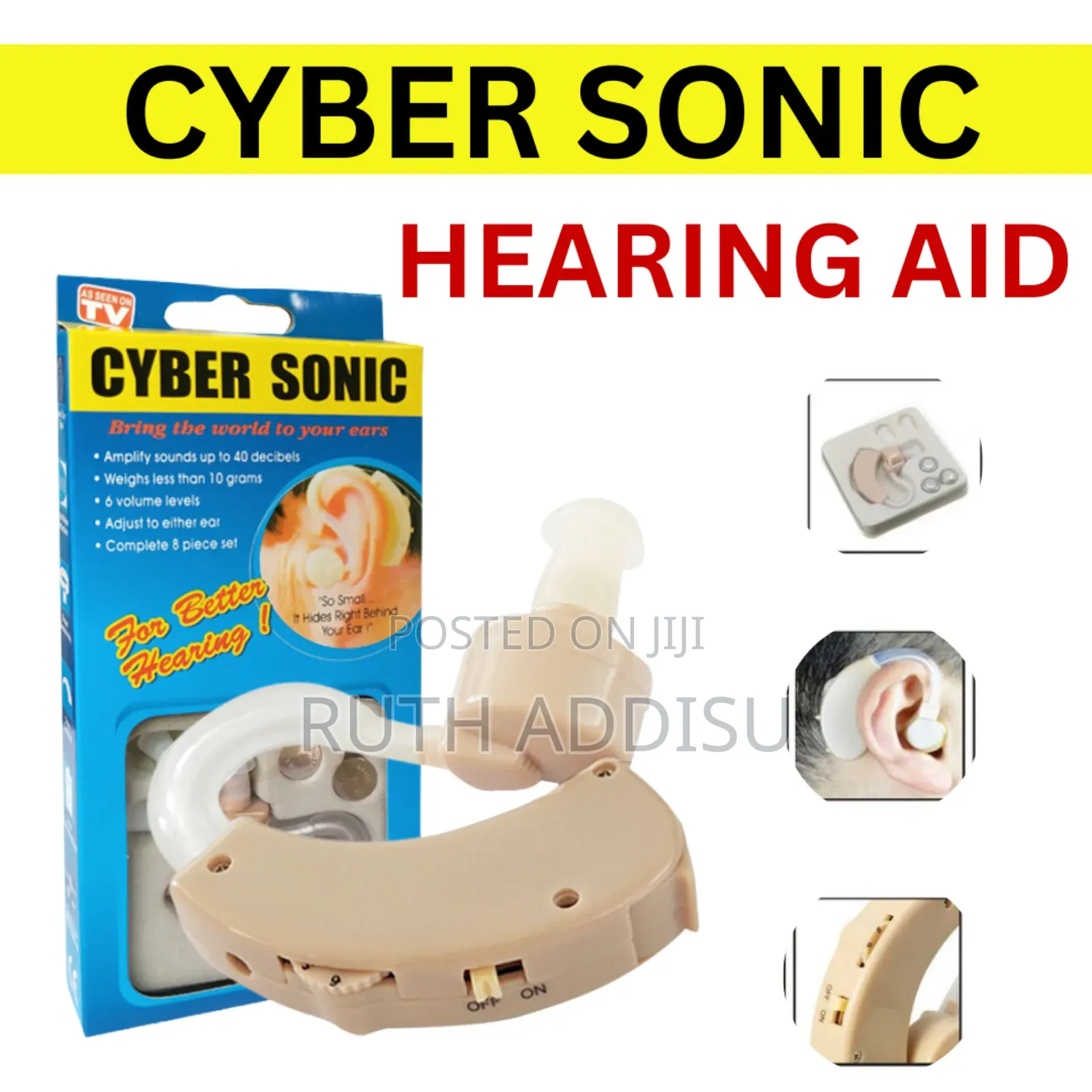 . Ross Ph] Cyber Sonic Hearing Aid Best Help to Hear The Best Quality