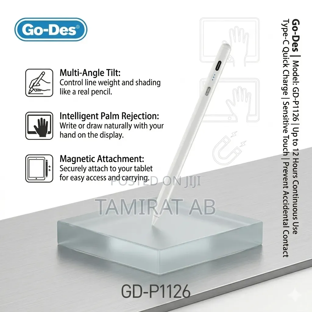 Go-Des Gd-P1126 Capacitive Pressure-Sensitive Pen