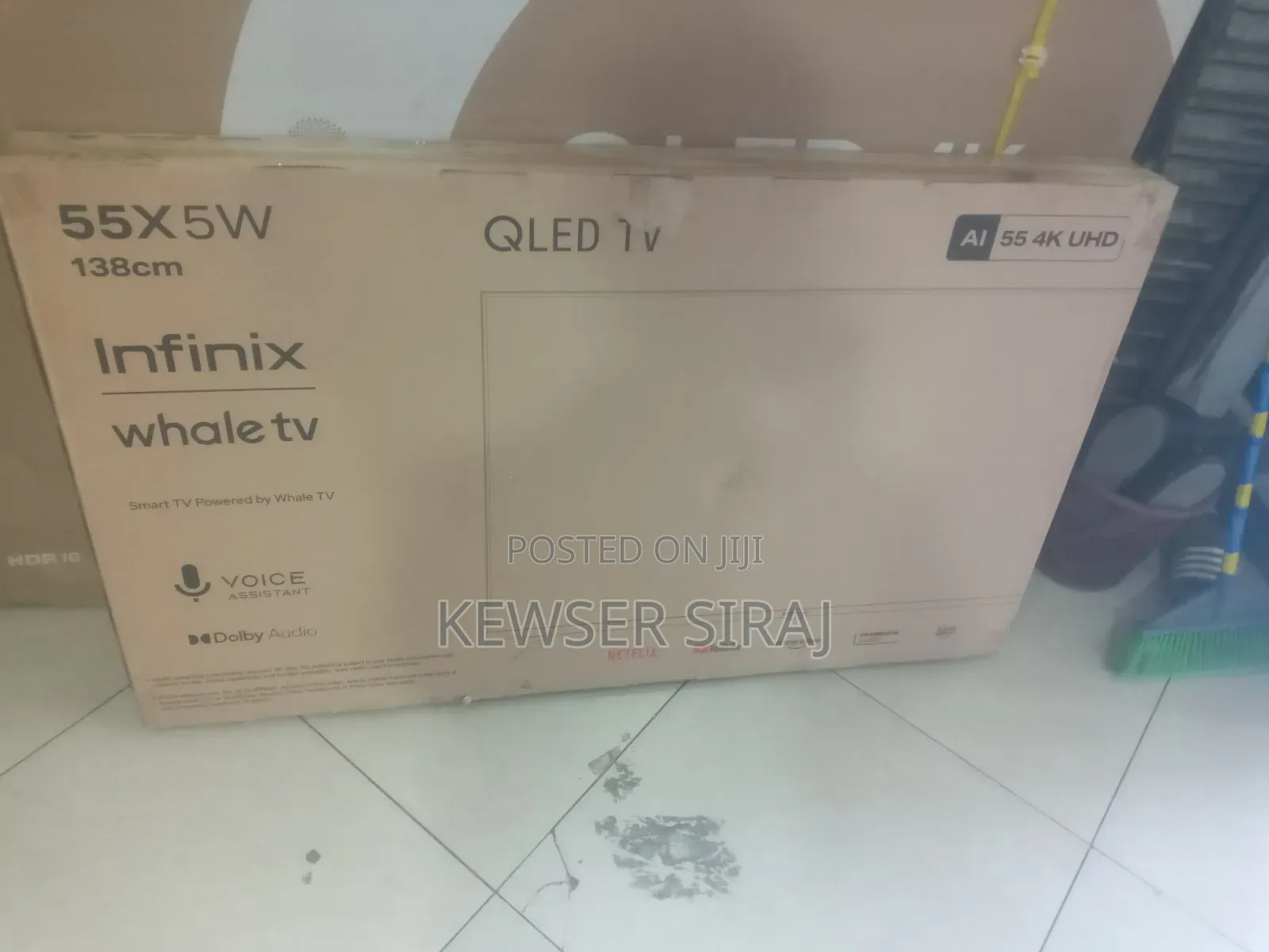 Infinx 55inch Tv Smart Android New Arrival