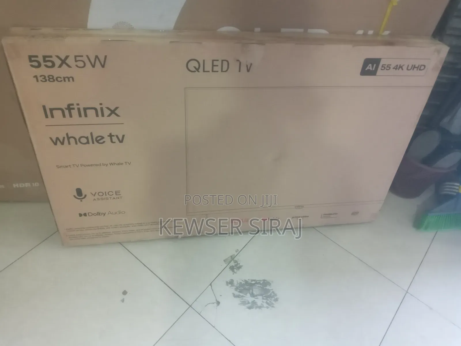 Infinx 55inch Tv Smart Android New Arrival