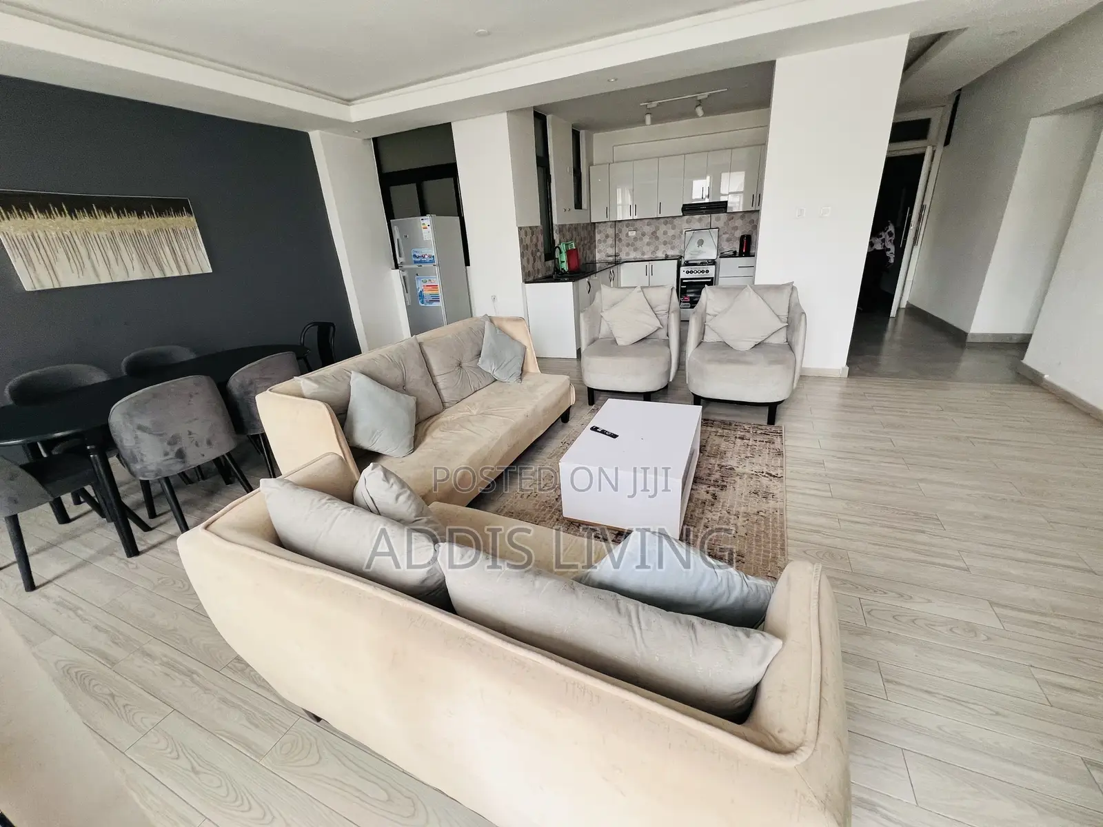 Furnished 3bdrm Apartment in Bole for rent