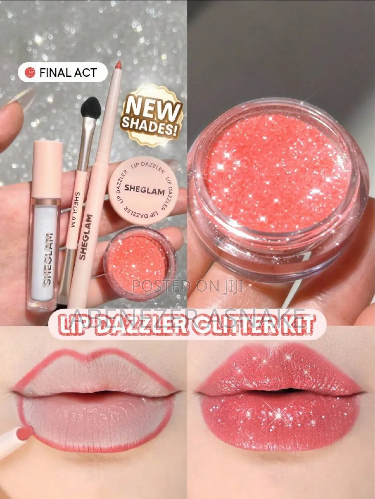 Sheglam Lip Dazzler Glitter Kit
