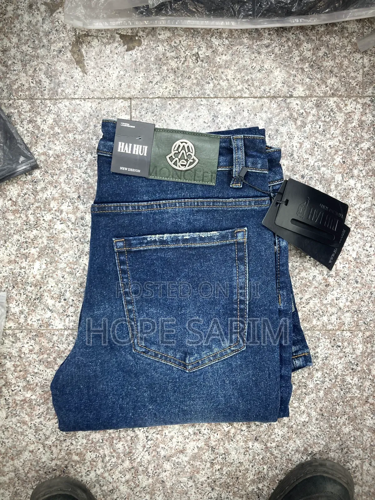 Haihui Moncler Denim Jeans