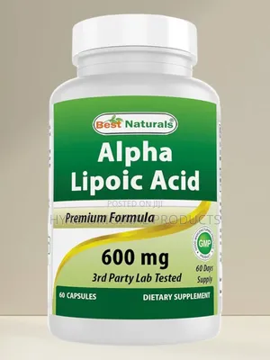 Alpha Lipoic Acid 600 Mg 60 Capsules - Ala Powerful Antioxidant