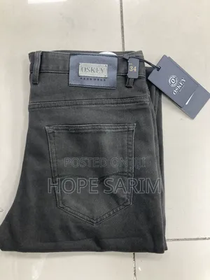 Oskey Veme Men's Dark Grey Jeans