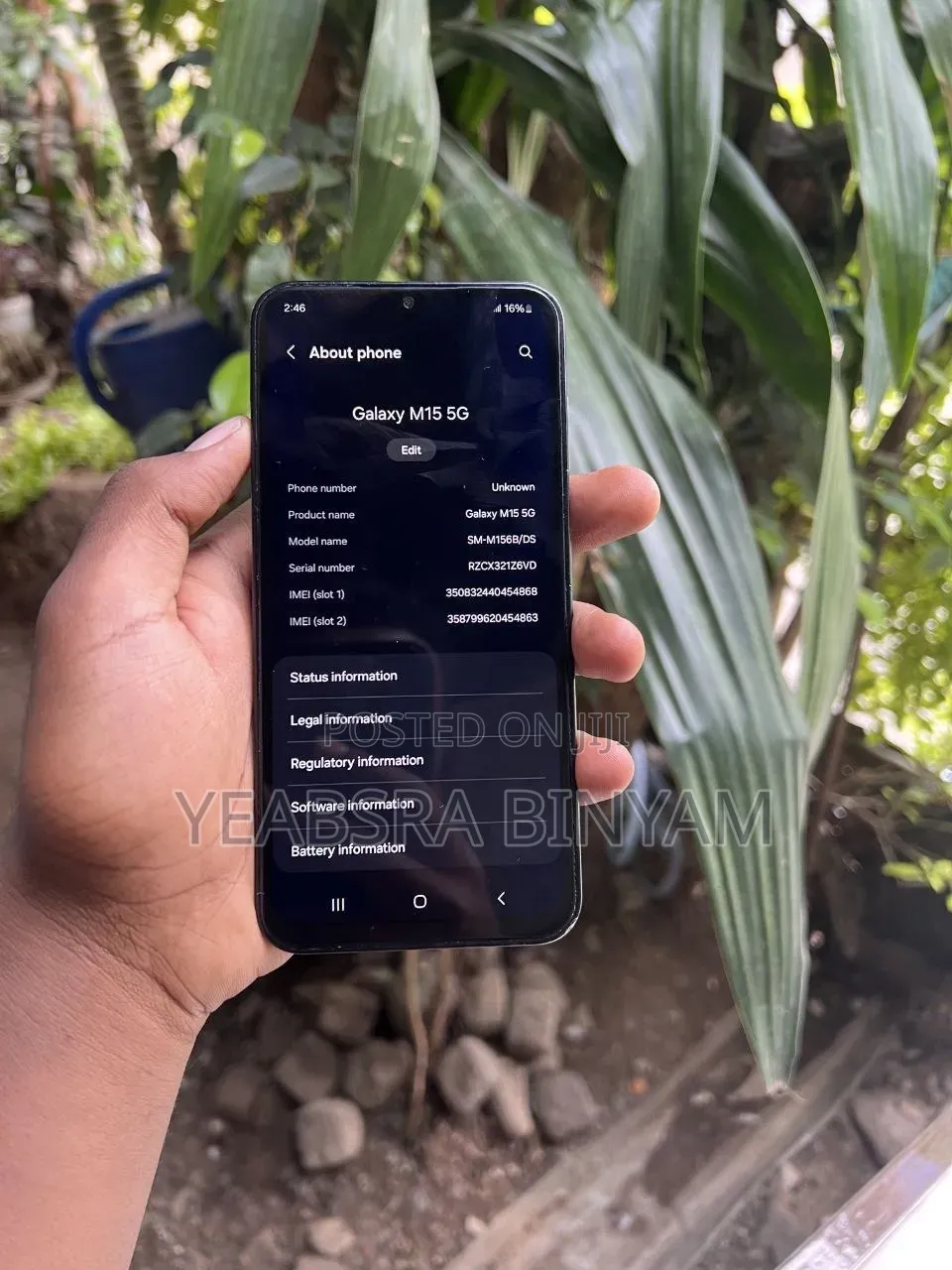 New Samsung Galaxy M15 128 GB Gray