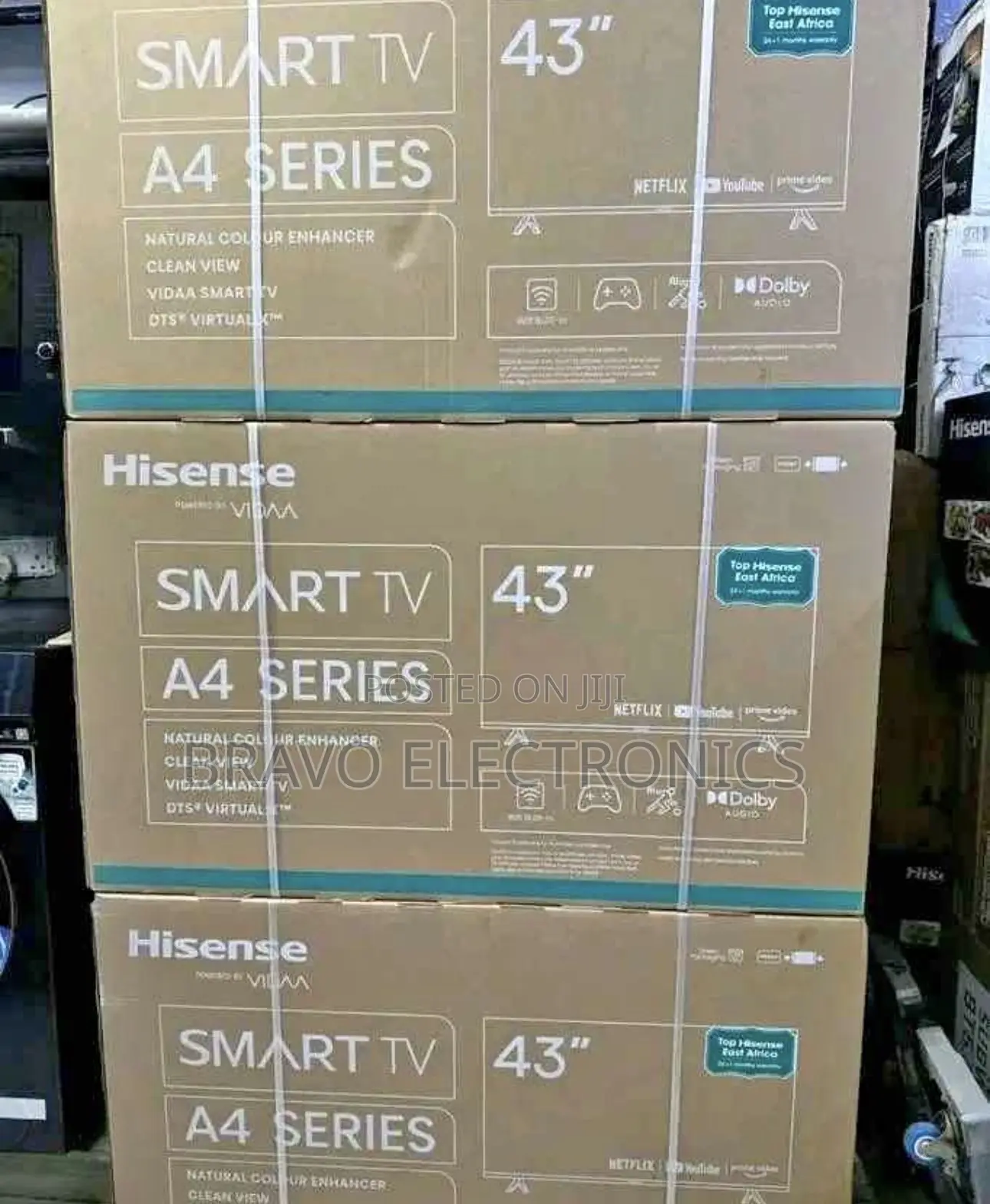 Hisense Tv 43” Uhd Tv New Model