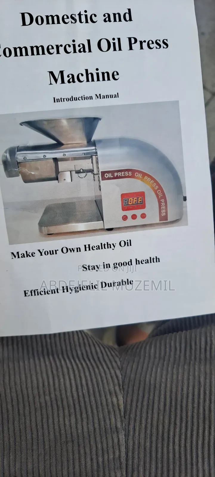 A Star Oil Press Machine