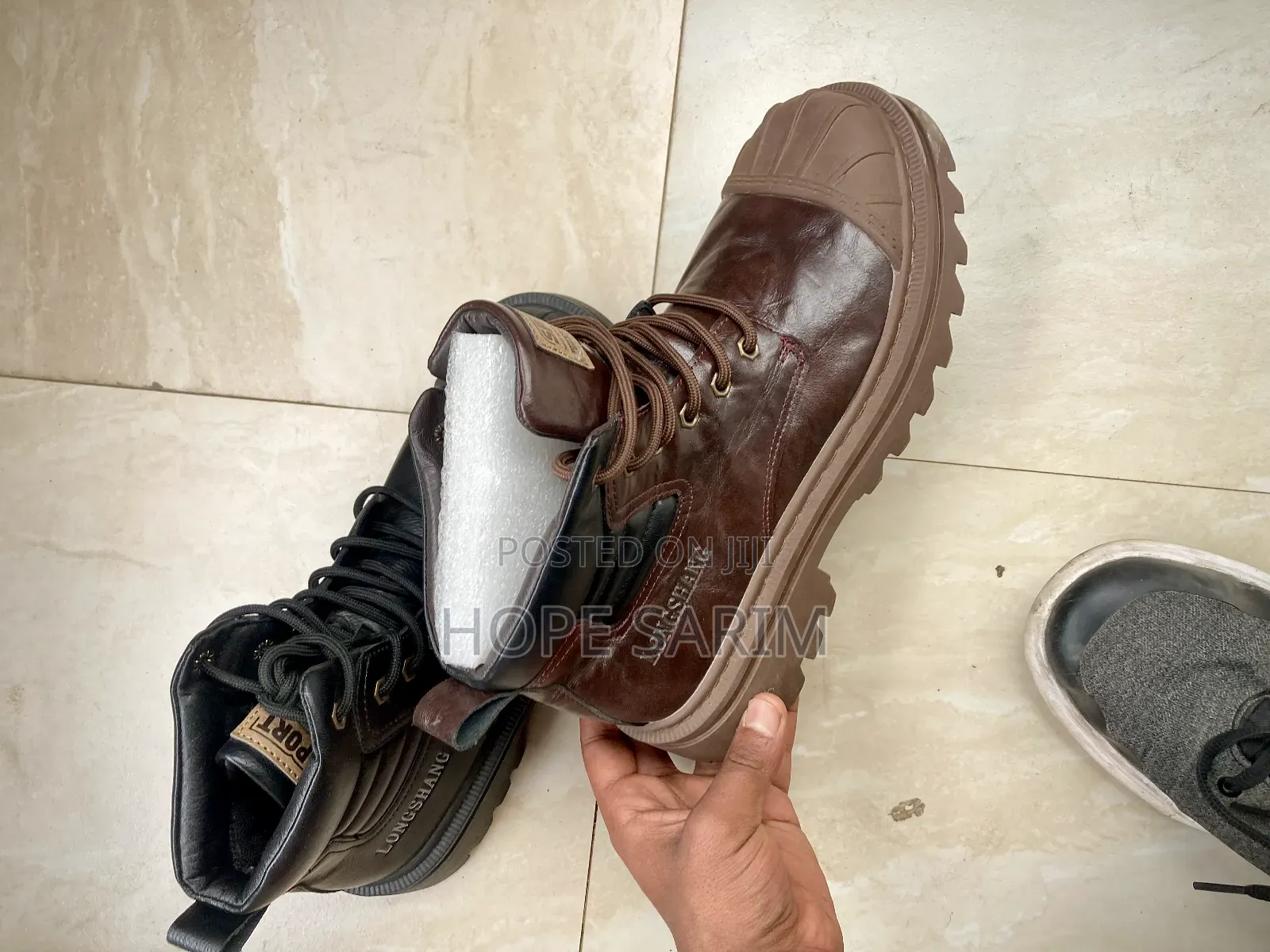 Stylish Brown "Longshang" Men's Boots