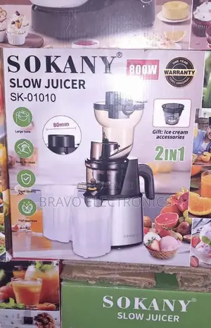 Sokany 2 in 1 Slow Juicer 800w