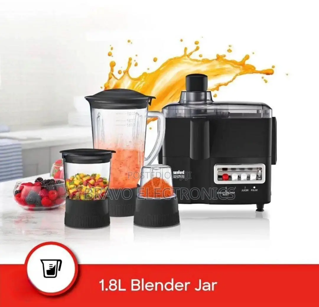 Sanford 4-in-1 Food Processor – Blender | Grinder | Juicer | Chopper