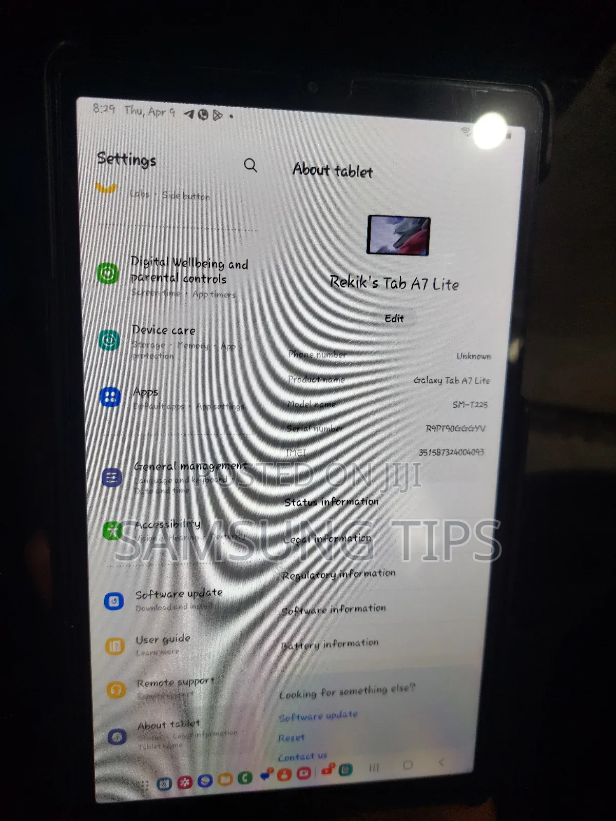 Samsung Galaxy Tab A7 Lite 32 GB Gray