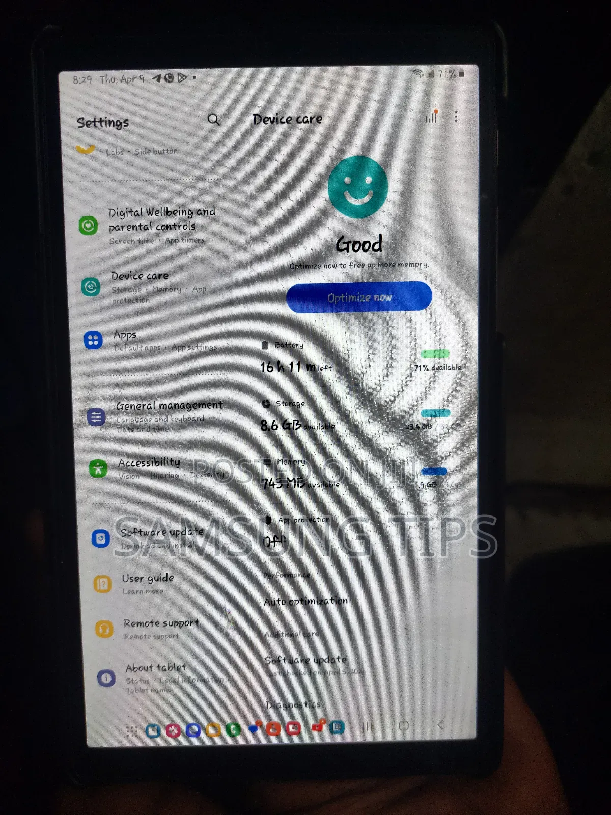 Samsung Galaxy Tab A7 Lite 32 GB Gray