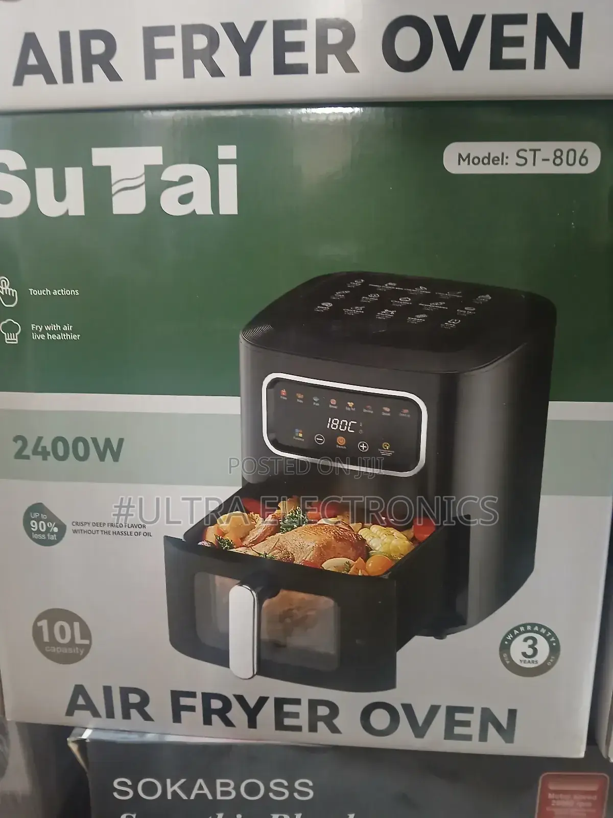 Air Fryer Su Tai 10l Oven (Model St-806). Capacity: 10 Liters