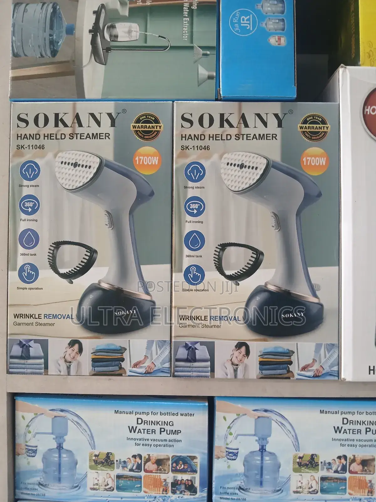 Garment Steamer Sokany Hand Held (Model Sk-11046). Key
