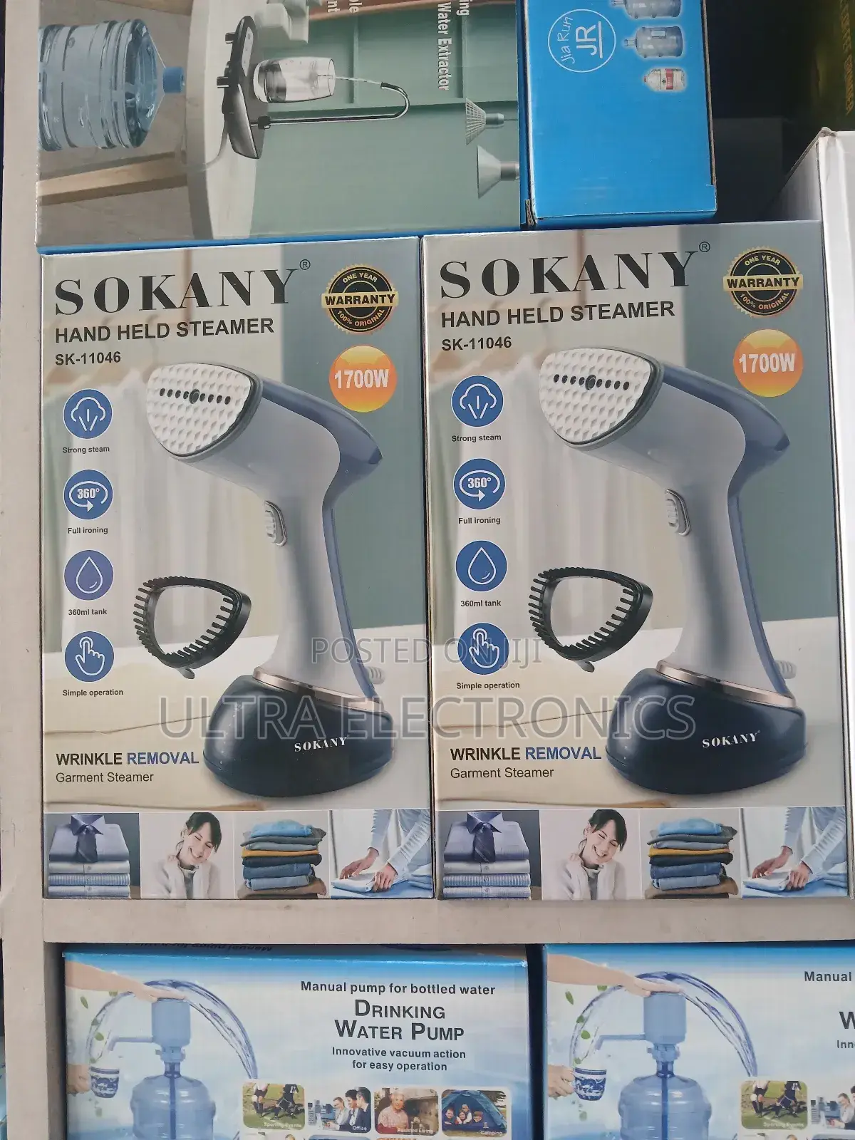 Garment Steamer Sokany Hand Held (Model Sk-11046). Key
