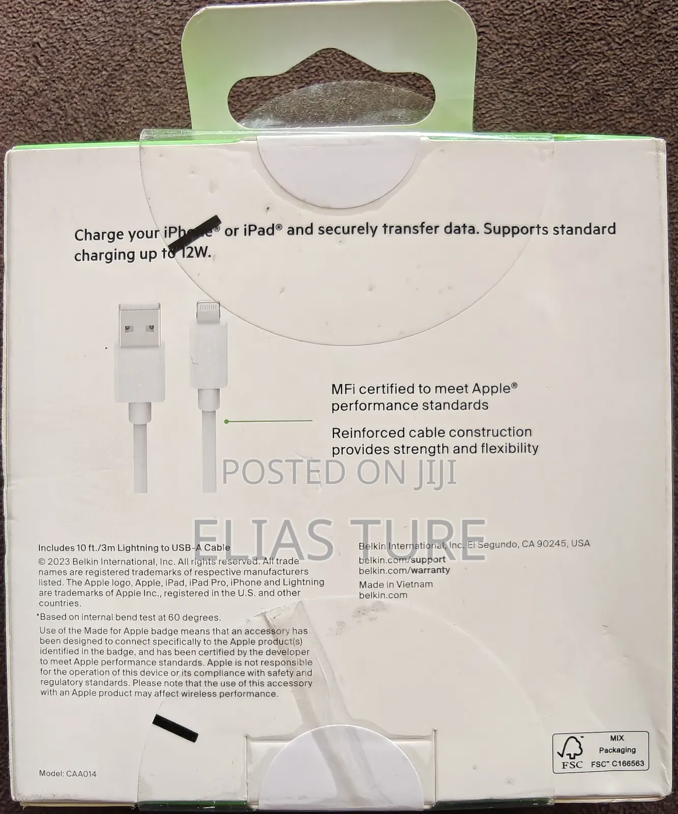 iPhone Lightning Cable 3m