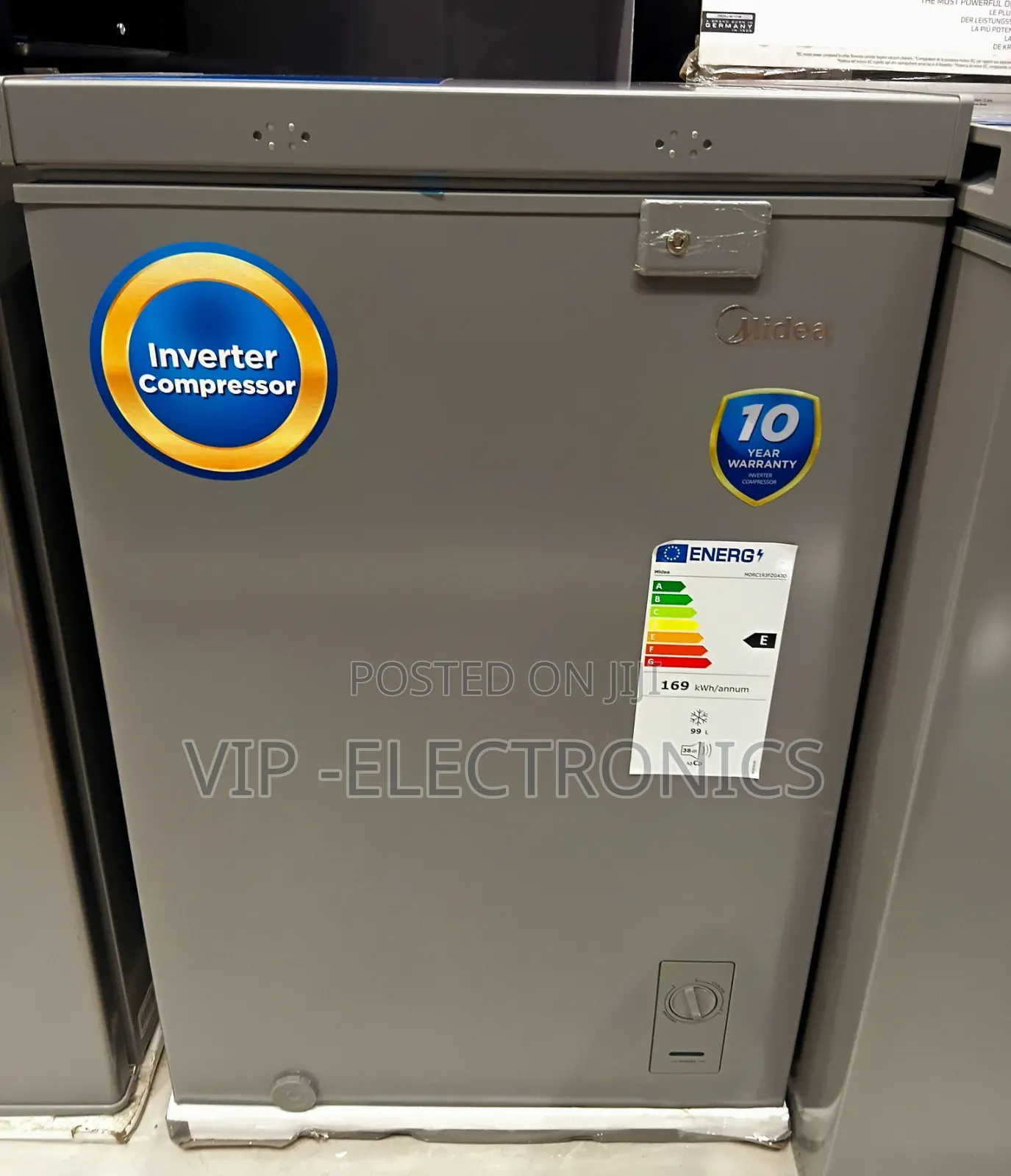 Midea Chest Freezer Compressor Energy Efficient With 10-Year Warranty