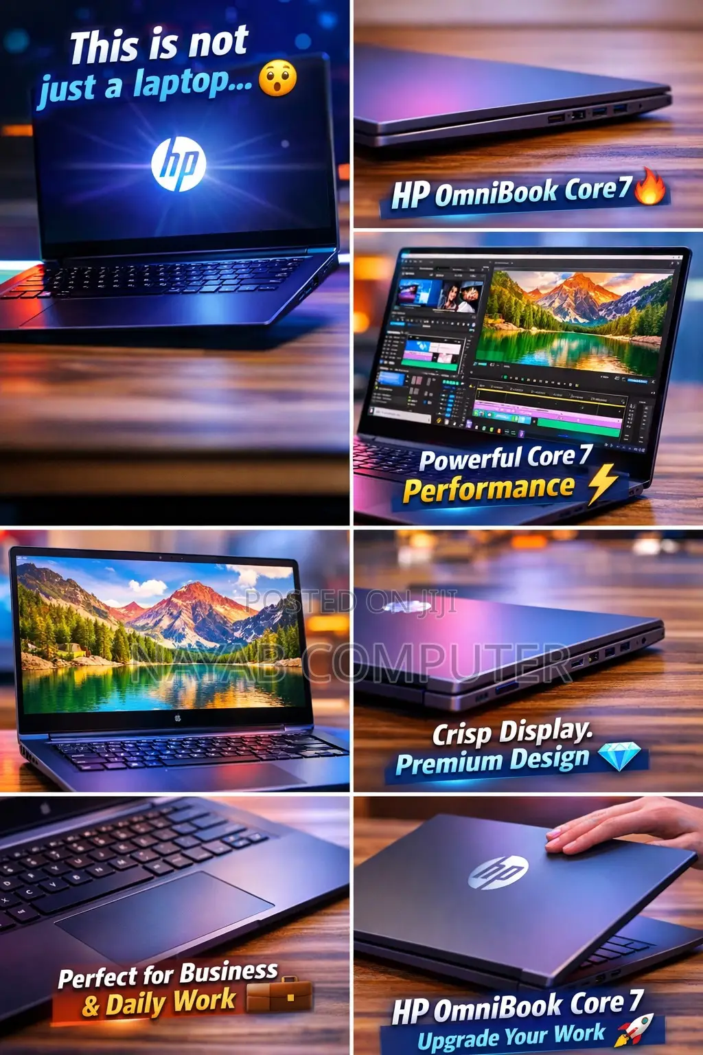 New Laptop HP OmniBook 5 14" 16GB Intel Core 7 SSD 512GB