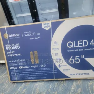 Brand New Bravia 65" Qled Smart Tv – 2026 Model (65q80d)