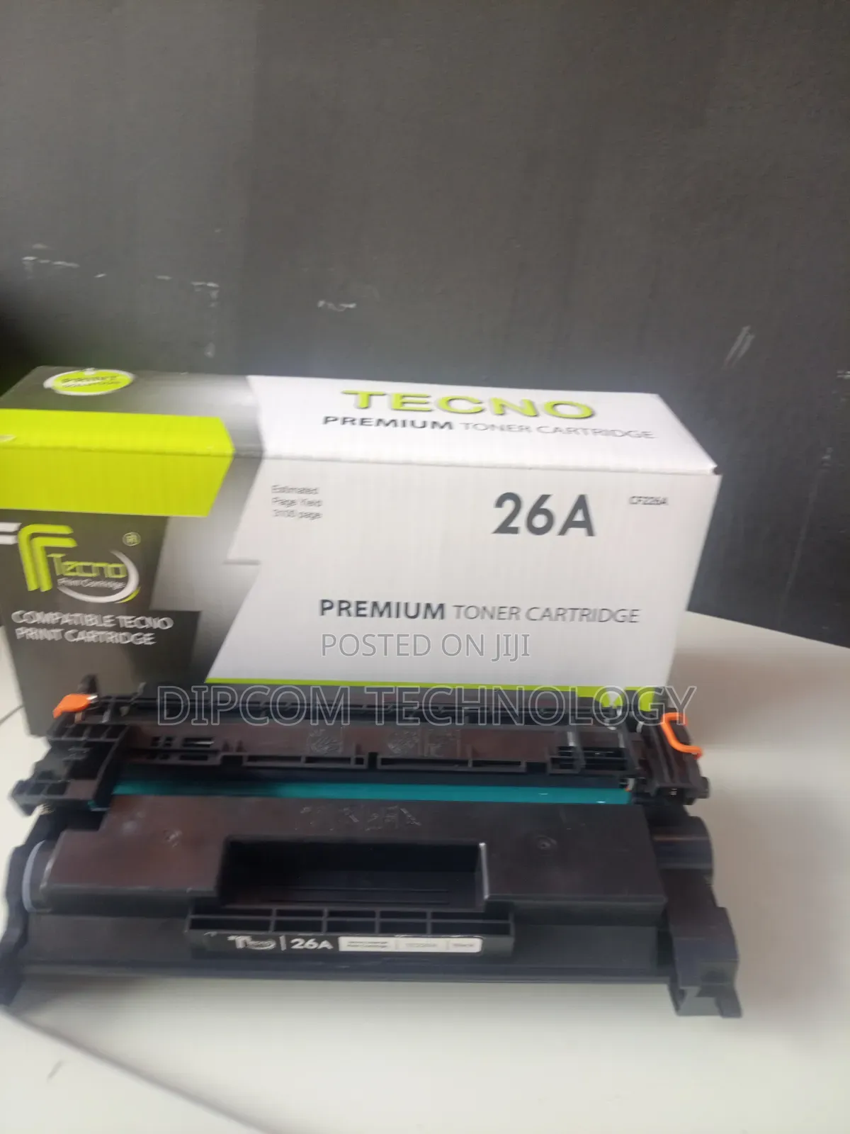 Premium Tecno 26a Black Toner Cartridge 2,700 ገፅ የሚያትም ዋጋው ከቫትን1750 ብር