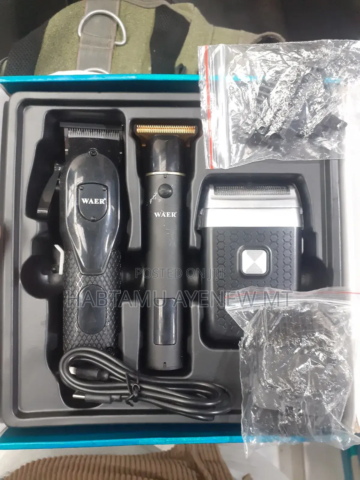 ዌር 3 በ 1 ቶንዶስ Waer 3 in 1 Tondos Hair Clipper
