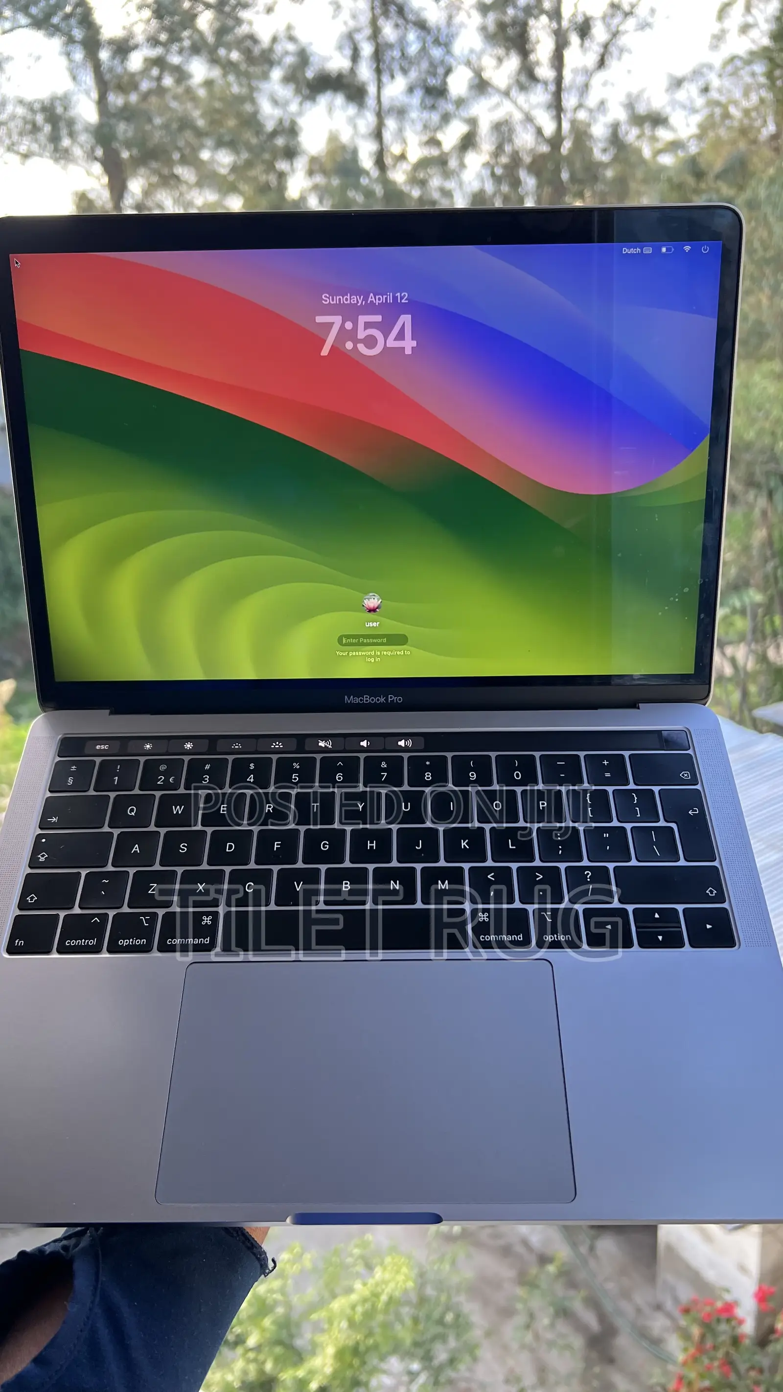 Laptop Apple MacBook Pro 2019 8GB Intel Core i5 SSD 256GB