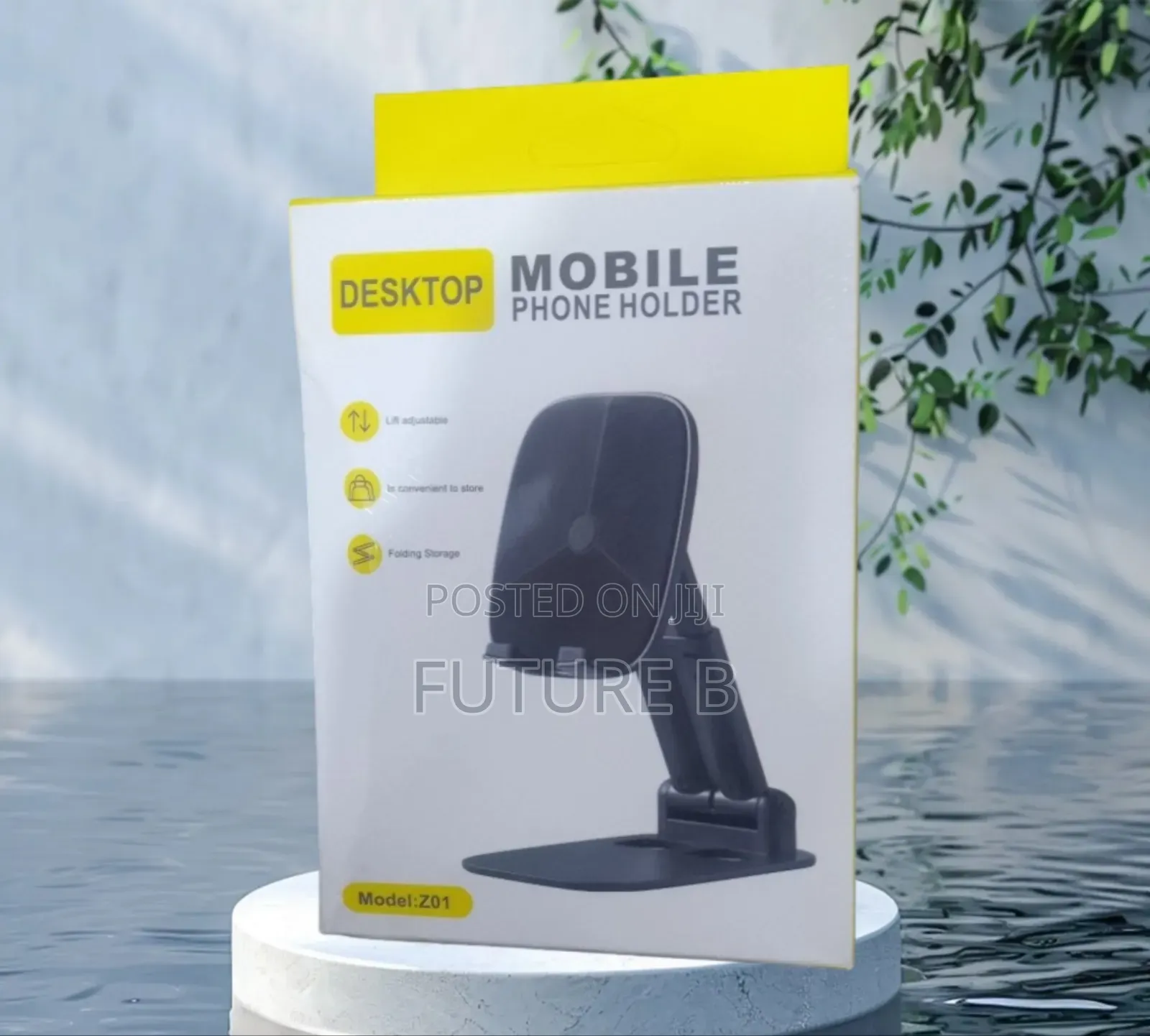 Mobile Phone Holder : Easy One-Step Setup
