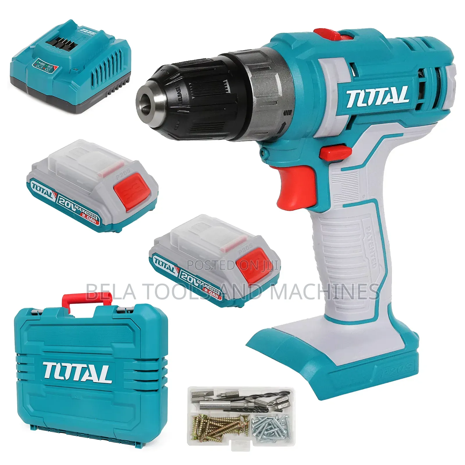 Total Cordless Chargeable Drill 20v High Quality