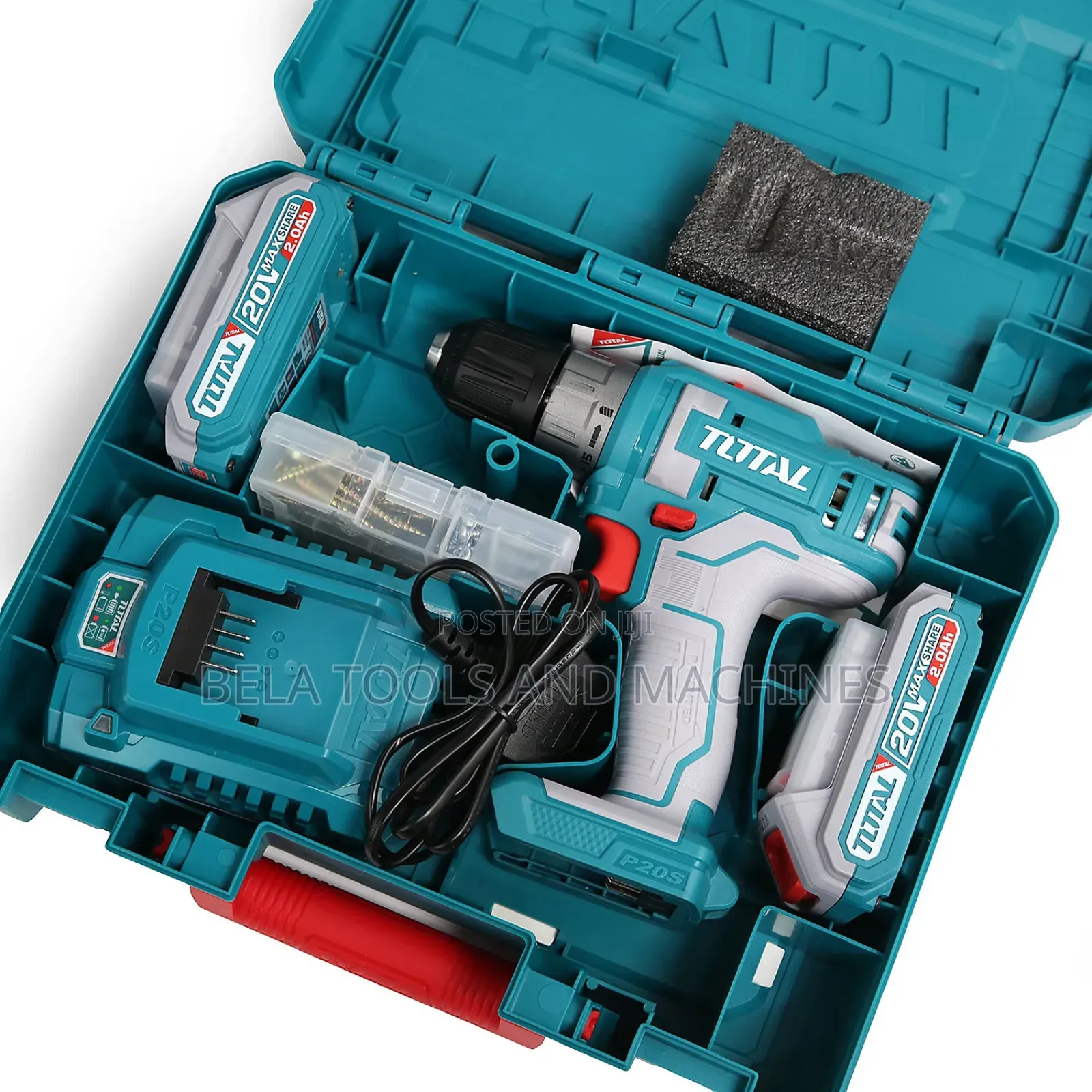 Total Cordless Chargeable Drill 20v High Quality