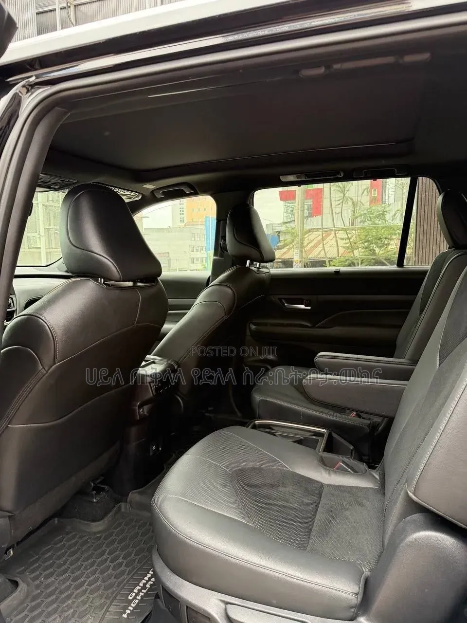 New Toyota Grand Highlander Hybrid 2025 Matt Black