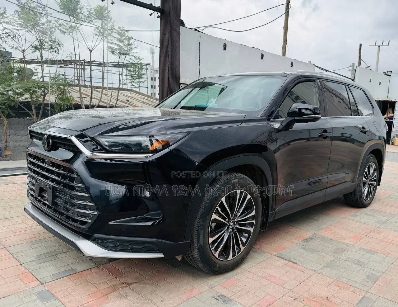 New Toyota Grand Highlander Hybrid 2025 Matt Black