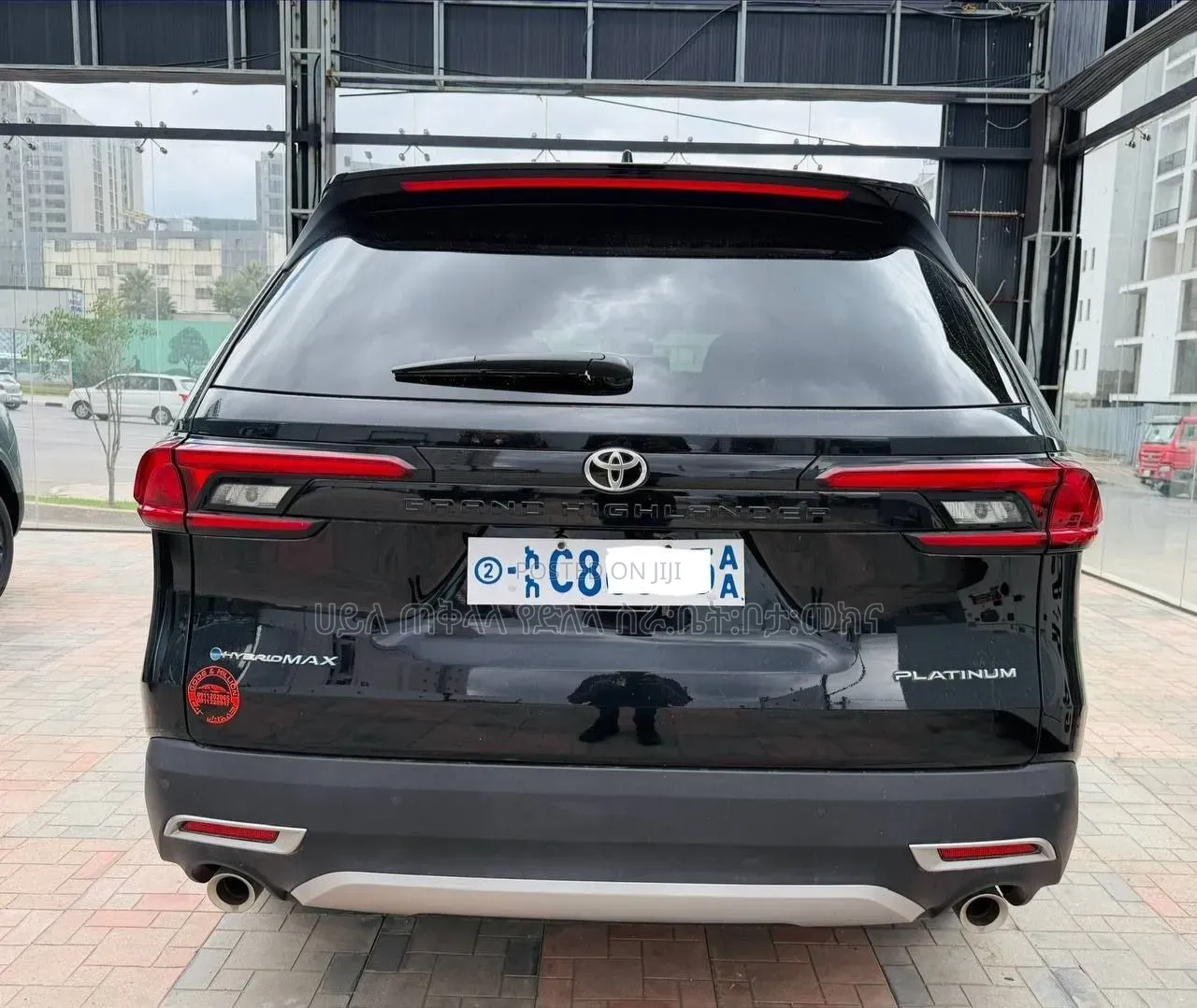 New Toyota Grand Highlander Hybrid 2025 Matt Black