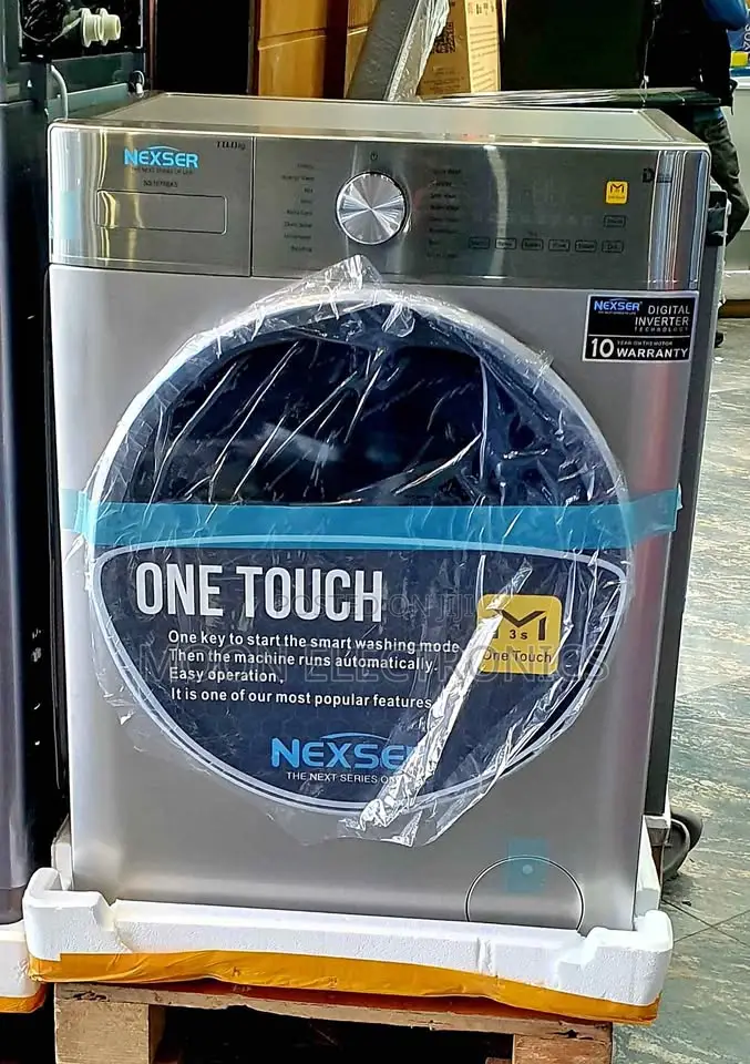Nexser Washing Machine – 10kg | Front Load | Full Automatic