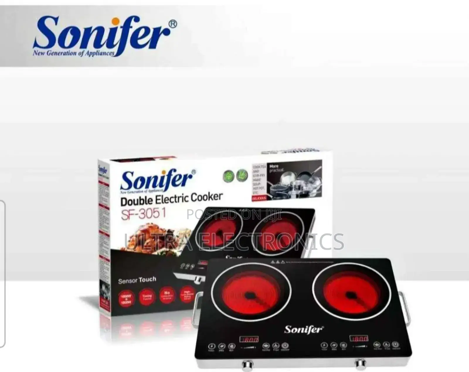 Sonifer Sf-3051 Electric Double Cooker. Type: Double
