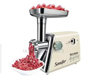 Sonifer Sf-5014 Electric Meat Grinder. It Features a Powerful Motor,