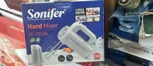 Sonifer Hand Mixer (Model Sf-7034b). Power: 250 Watts.
